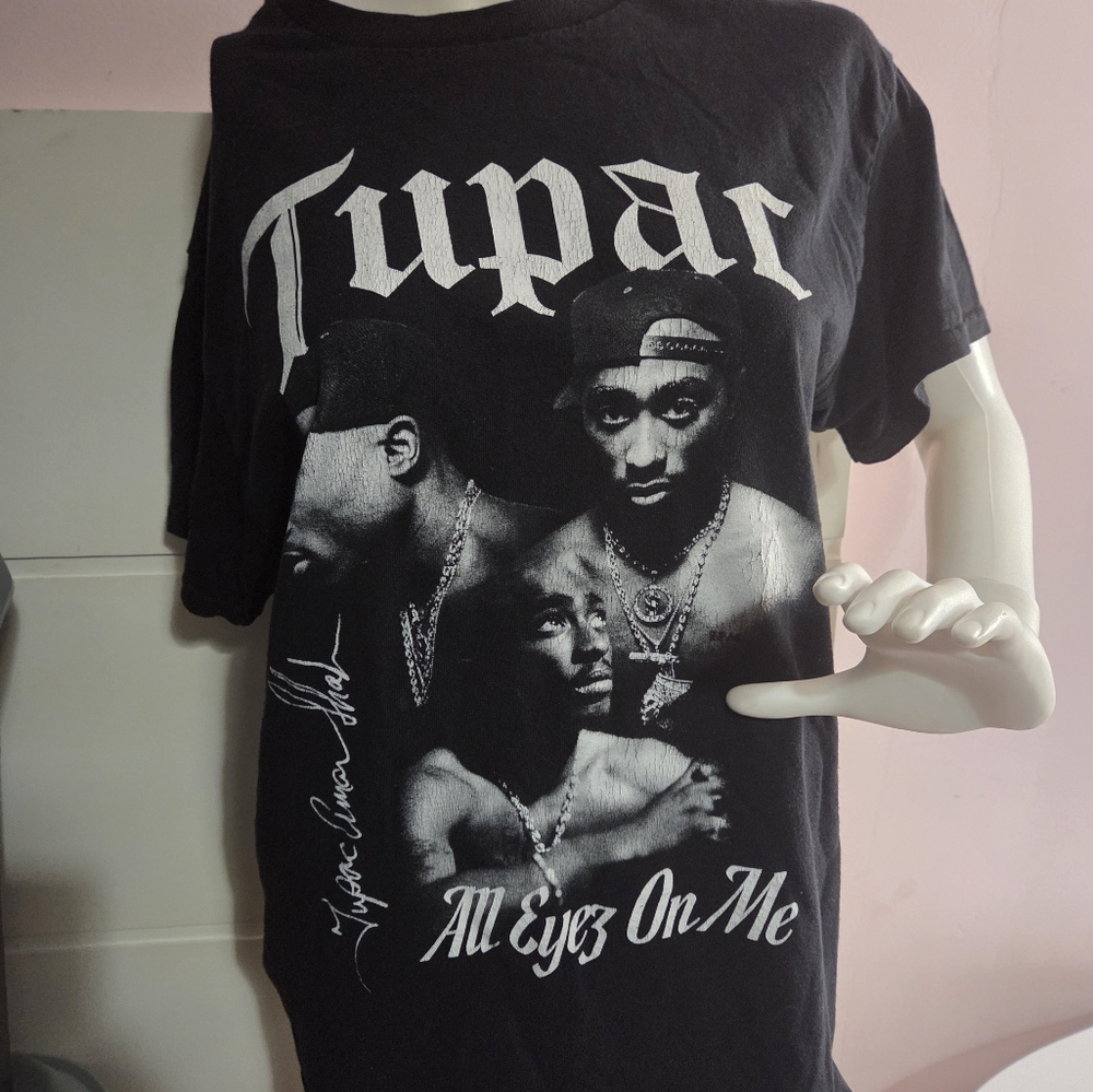Tupac Graphic Tee, Vintage, Size Medium